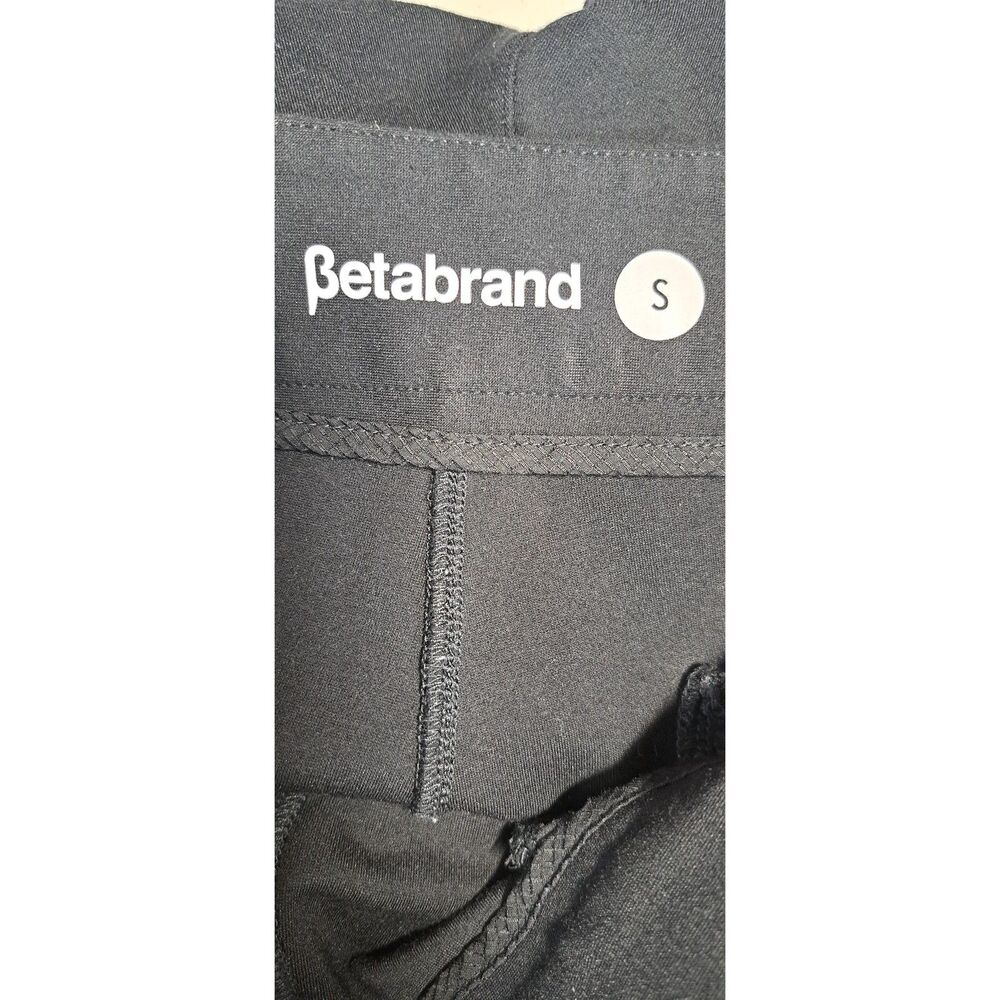 Betabrand Women's Side Zip Black Cigarette Dress Skinny Trousers Pants Small - Picture 6 of 9